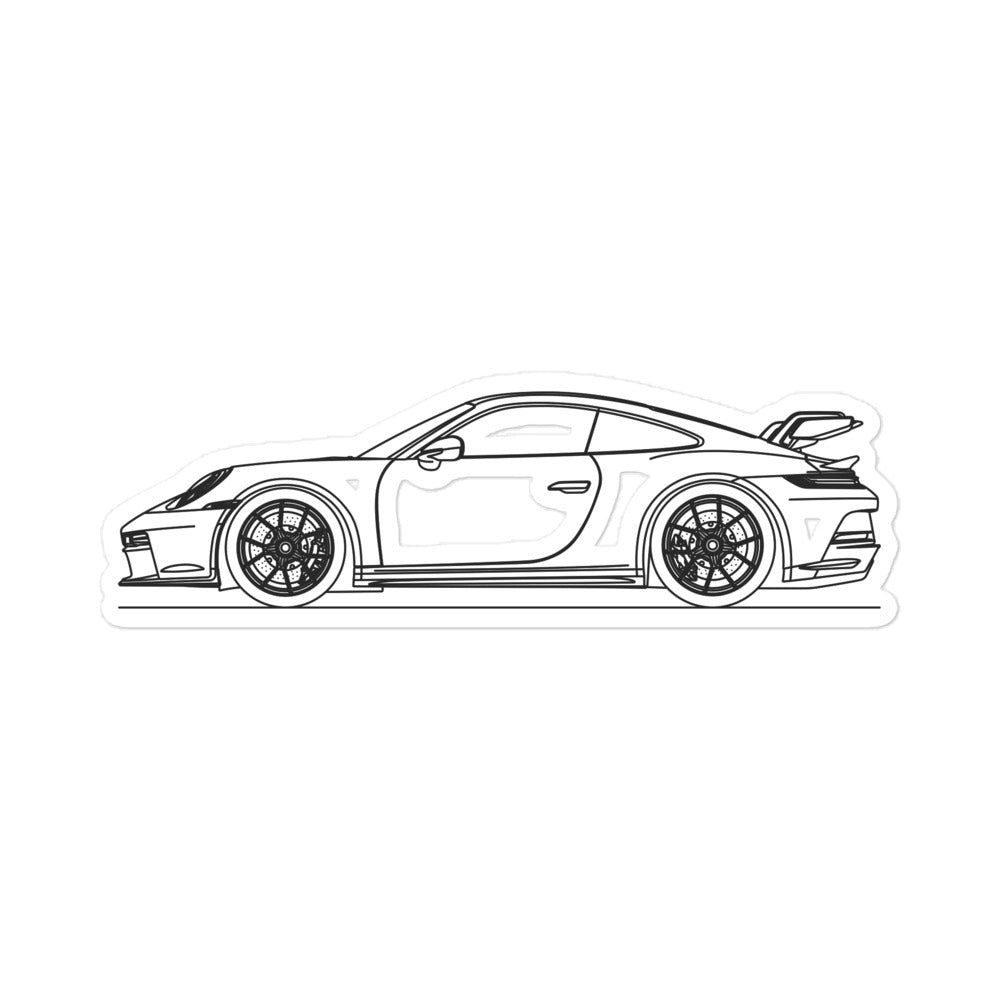 Porsche 911 992 GT3 Sticker – Artlines Design