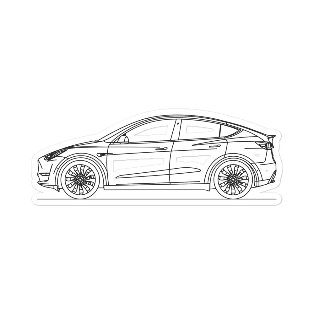 Tesla Model Y Sticker – Artlines Design