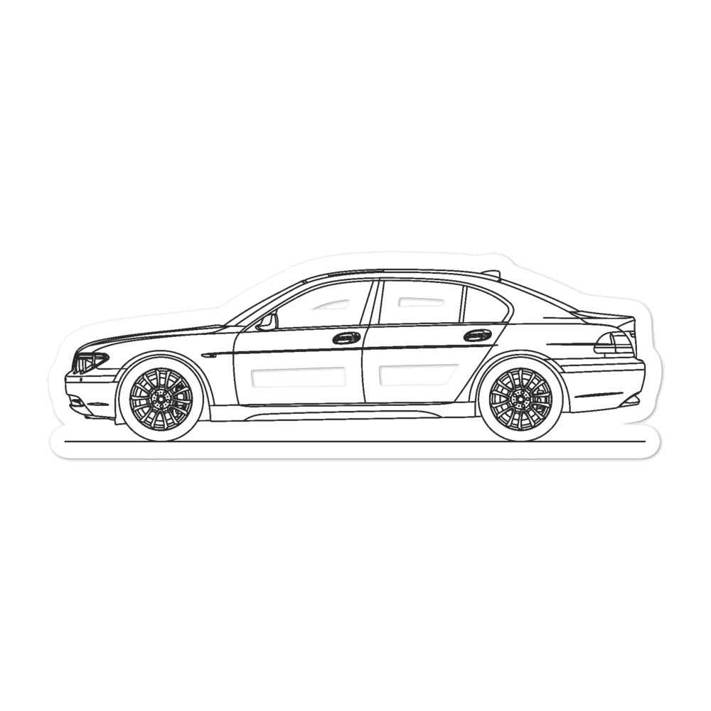 BMW E65 760i Sticker – Artlines Design