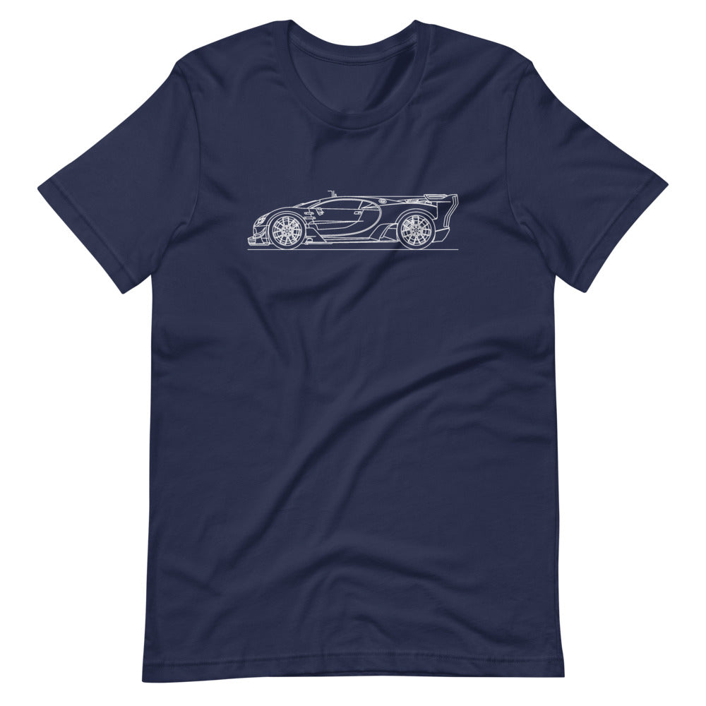 T-shirt Artlines Bugatti Vision Chiron GT Design –