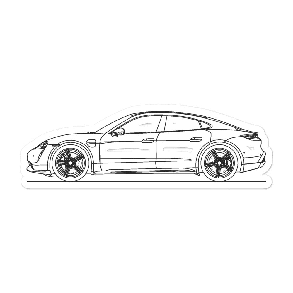 Porsche taycan deals drawing