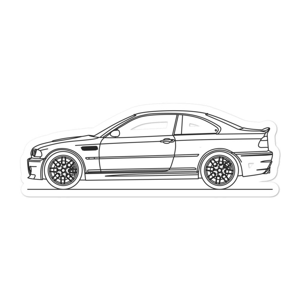 BMW E46 M3 Sticker – Artlines Design