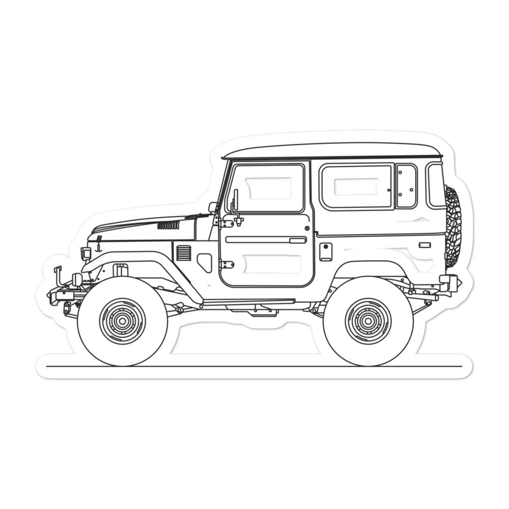 land cruiser coloring pages