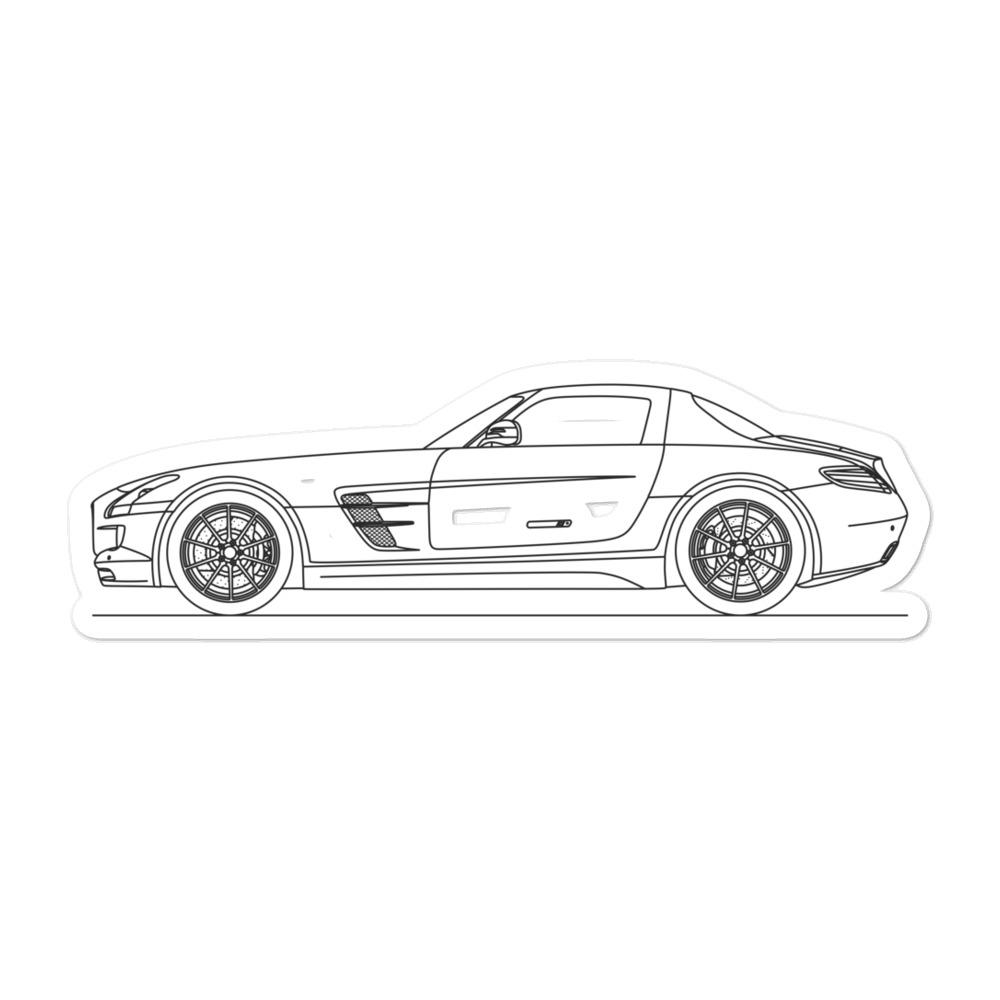 Mercedes-Benz SLS AMG R197 Sticker – Artlines Design