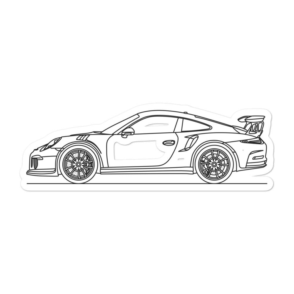 Porsche 911 991.1 GT3 RS Sticker – Artlines Design