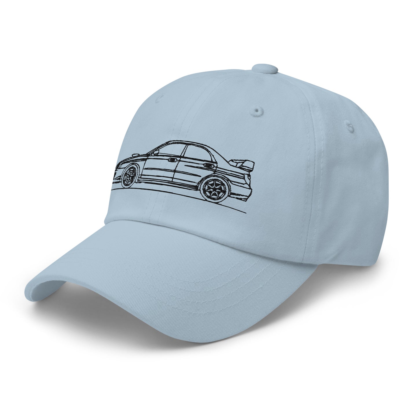 Classic dad hat in light blue color