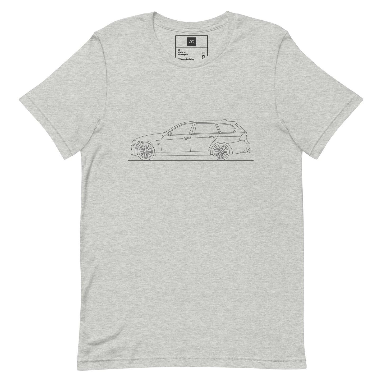 BMW E91 M Sport Silhouette T-shirt outline