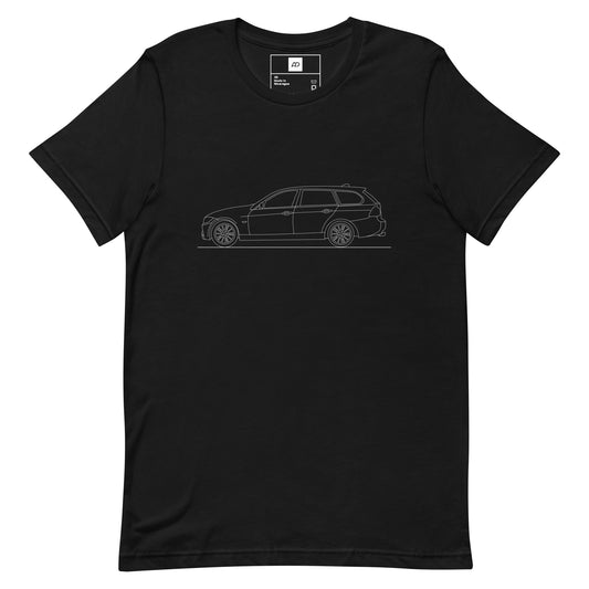 BMW E91 M Sport Silhouette T-shirt outline