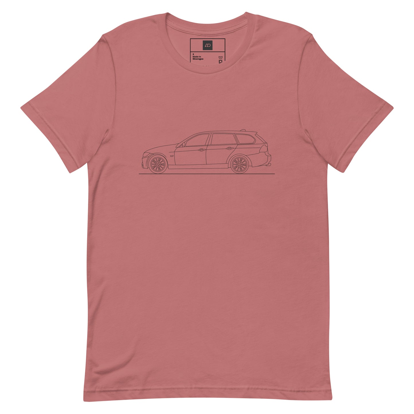 BMW E91 M Sport Silhouette T-shirt outline