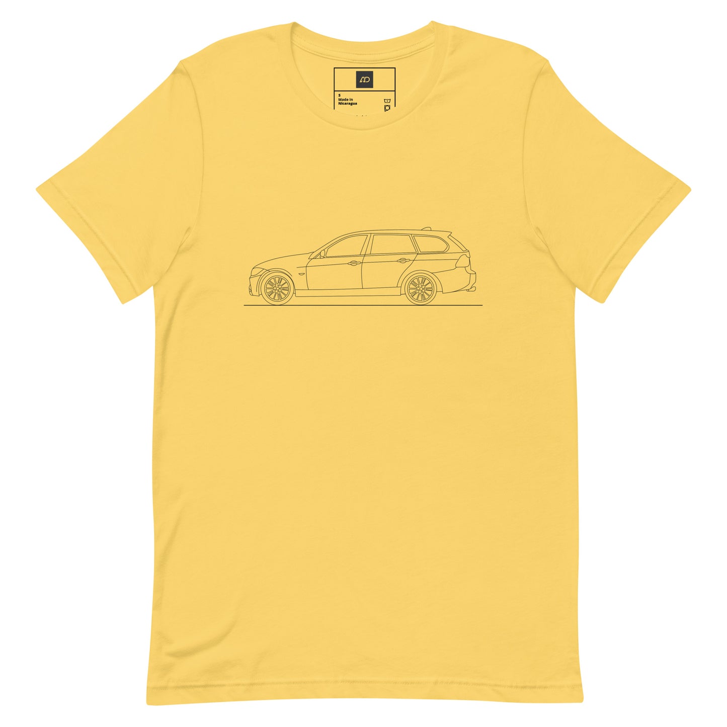 BMW E91 M Sport Silhouette T-shirt outline