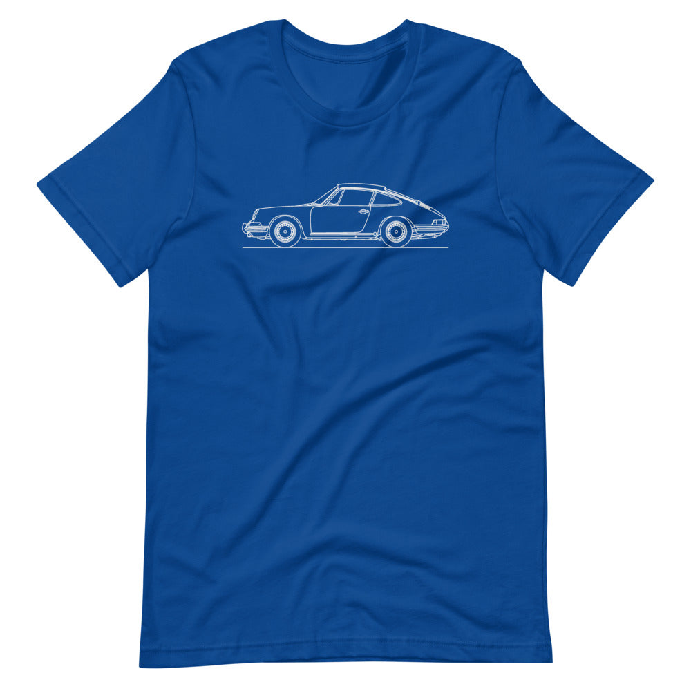 Porsche 911 classic t-shirt on display