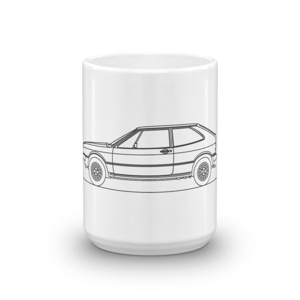 Volkswagen Scirocco I mug with unique design