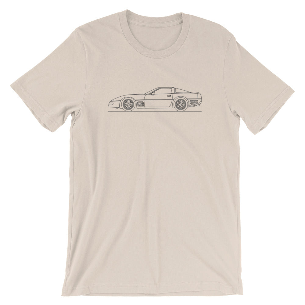 Corvette Callaway CR-1 silhouette T-shirt design