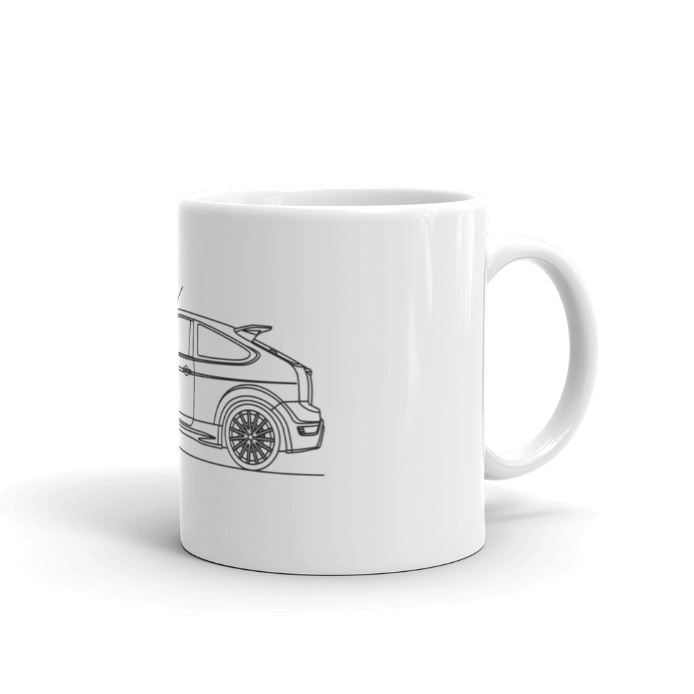 Ford Focus II RS mug in a 15oz size