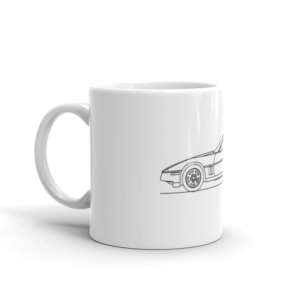 Chevrolet Corvette C4 ZR1 mug displayed on table