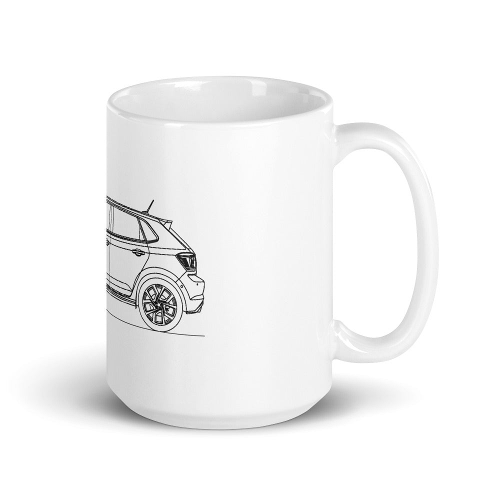 Volkswagen Polo VI GTI mug on display