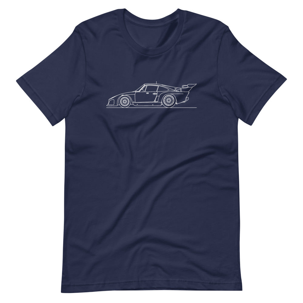 Porsche 911 935 K3 silhouette graphic t-shirt