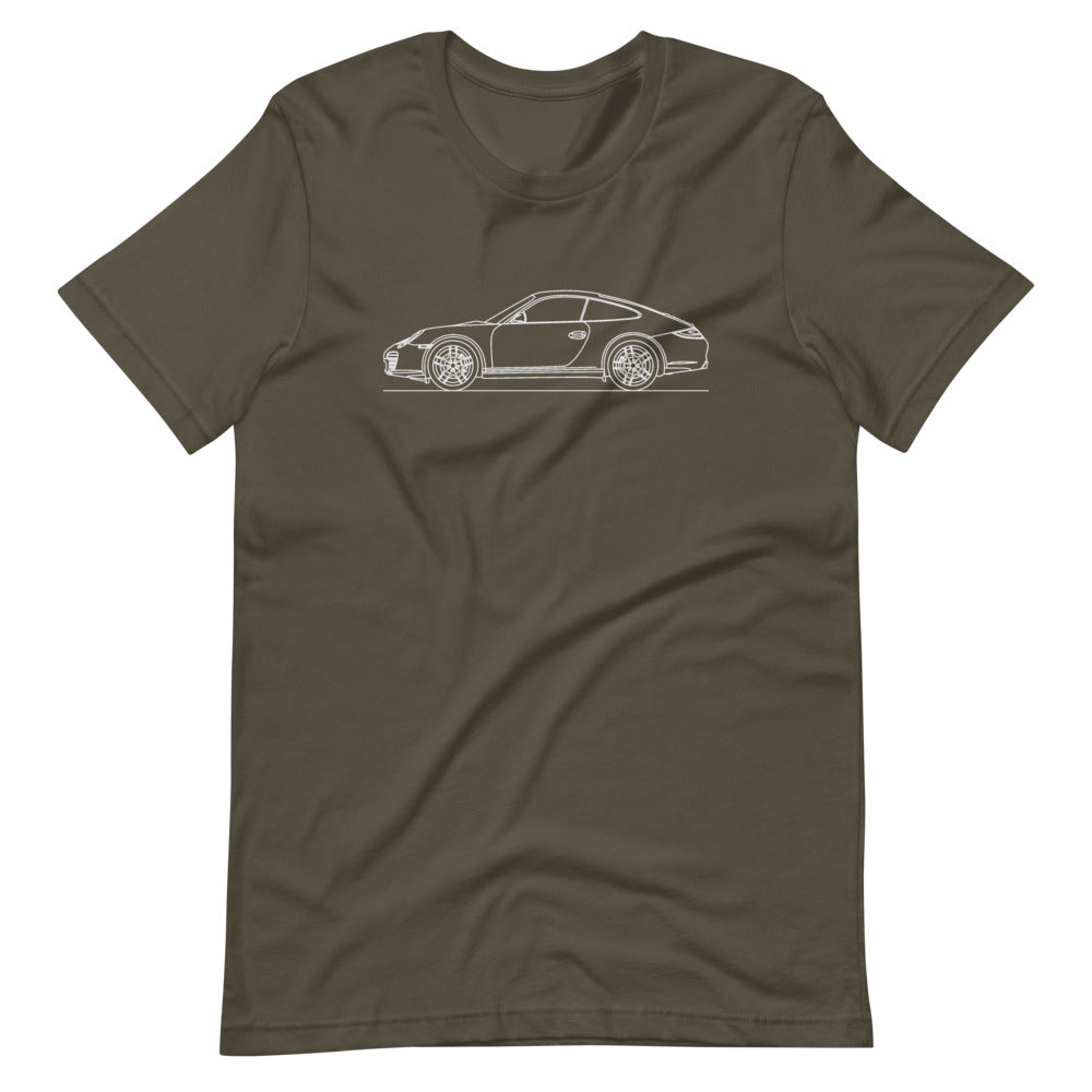 Porsche 911 997 2 t-shirt on display