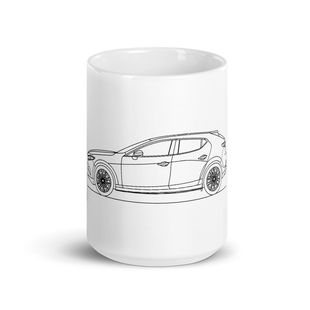 Mazda 3 BP mug with stylish design