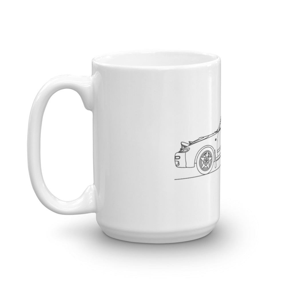 Minimal Toyota Celica ST185 GT-4 mug design