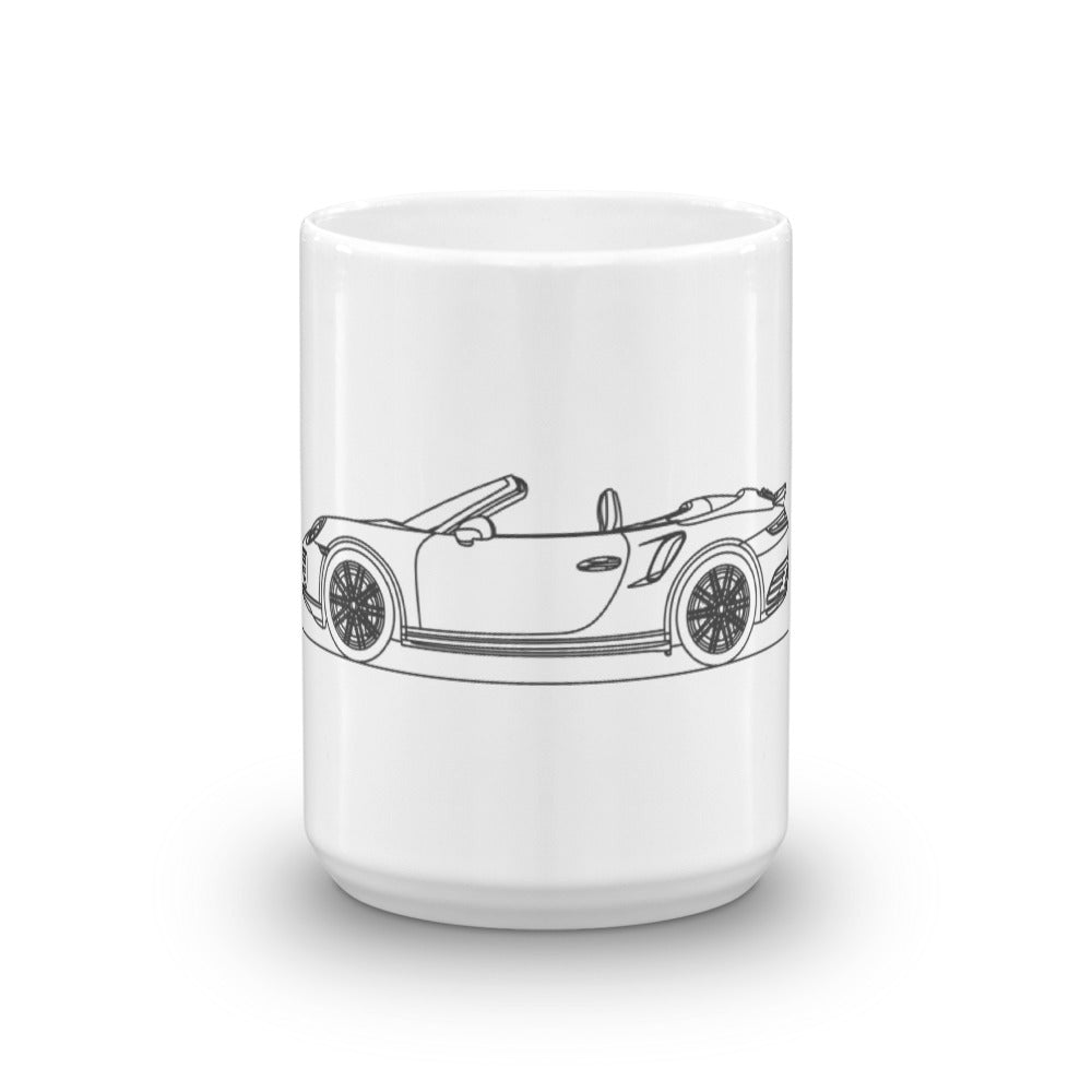 Porsche 911 Turbo S Cabrio coffee mug image