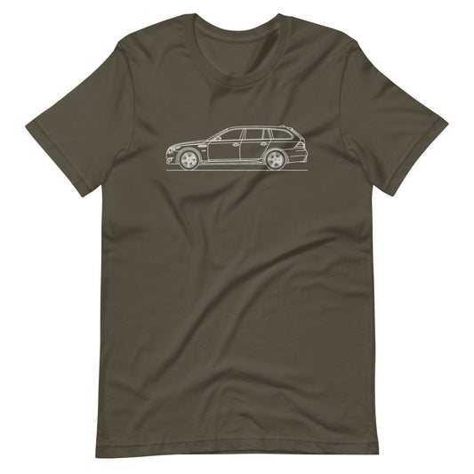 BMW E61 M5 Touring silhouette T-shirt design