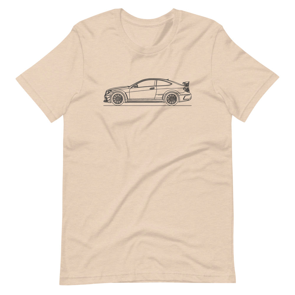 Mercedes-Benz C 63 AMG Black Series outline T-shirt