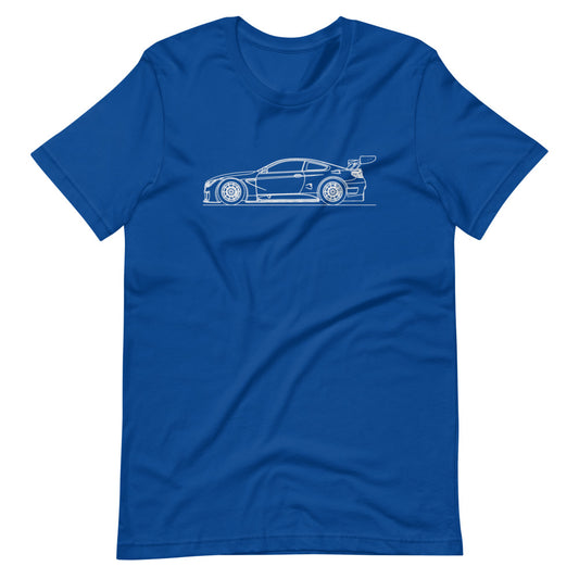 BMW F13 M6 GT3 silhouette t-shirt design displayed