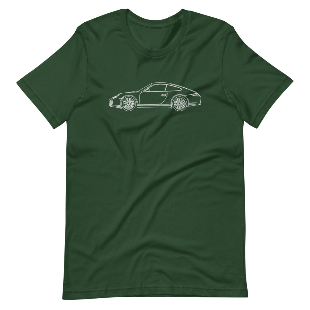 Porsche 911 997.2 t-shirt design displayed