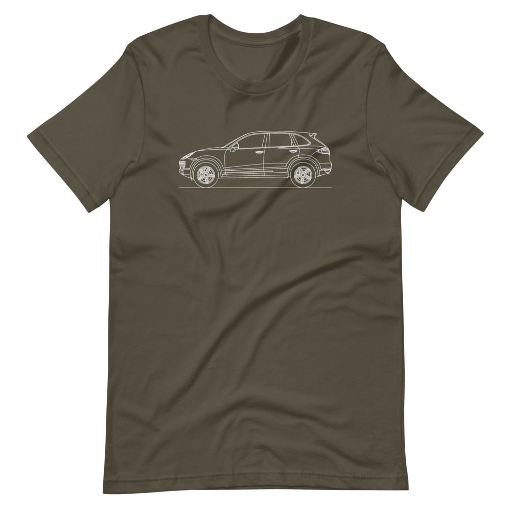 Porsche Cayenne S E2 t-shirt design in image