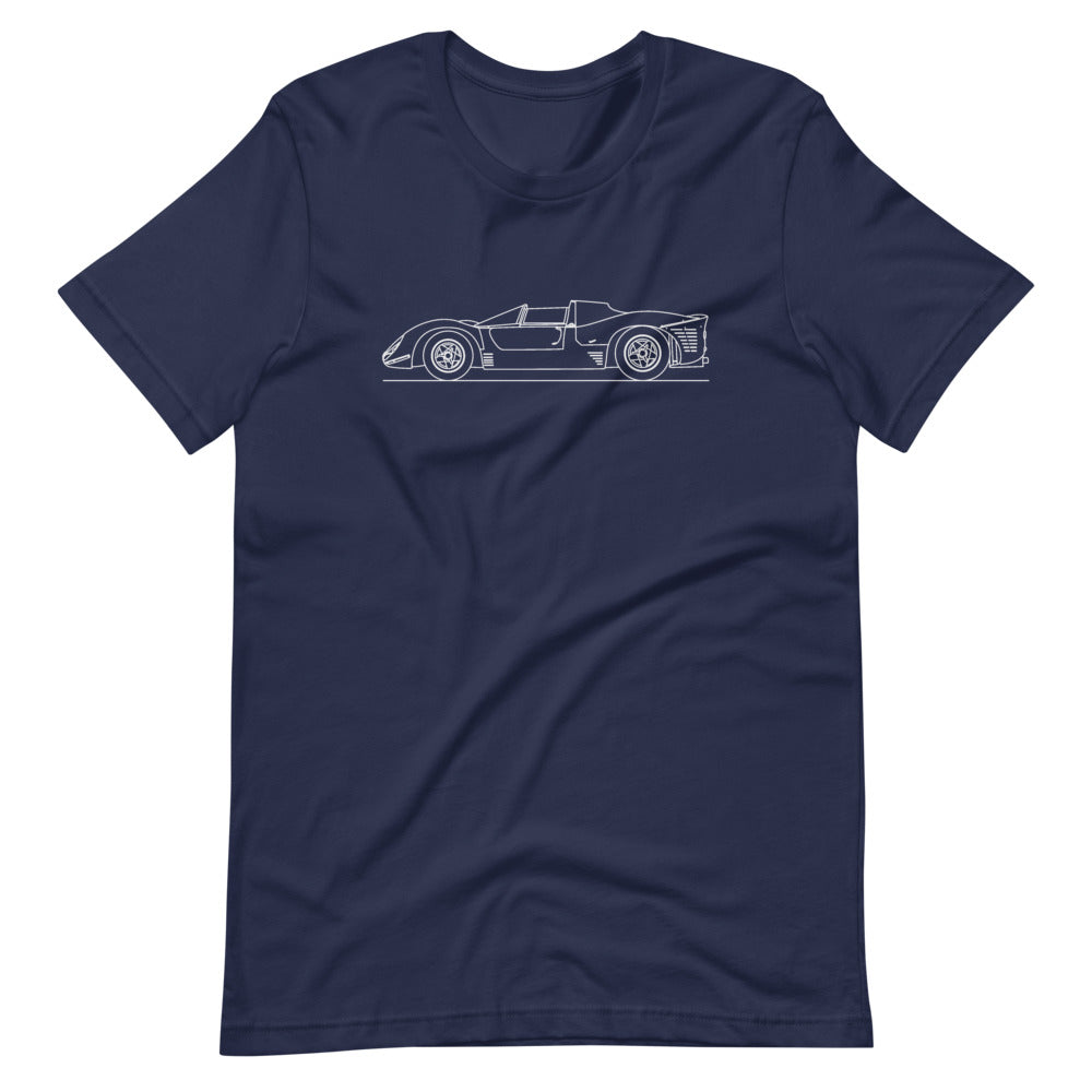 Ferrari 330 P4 t-shirt design on display