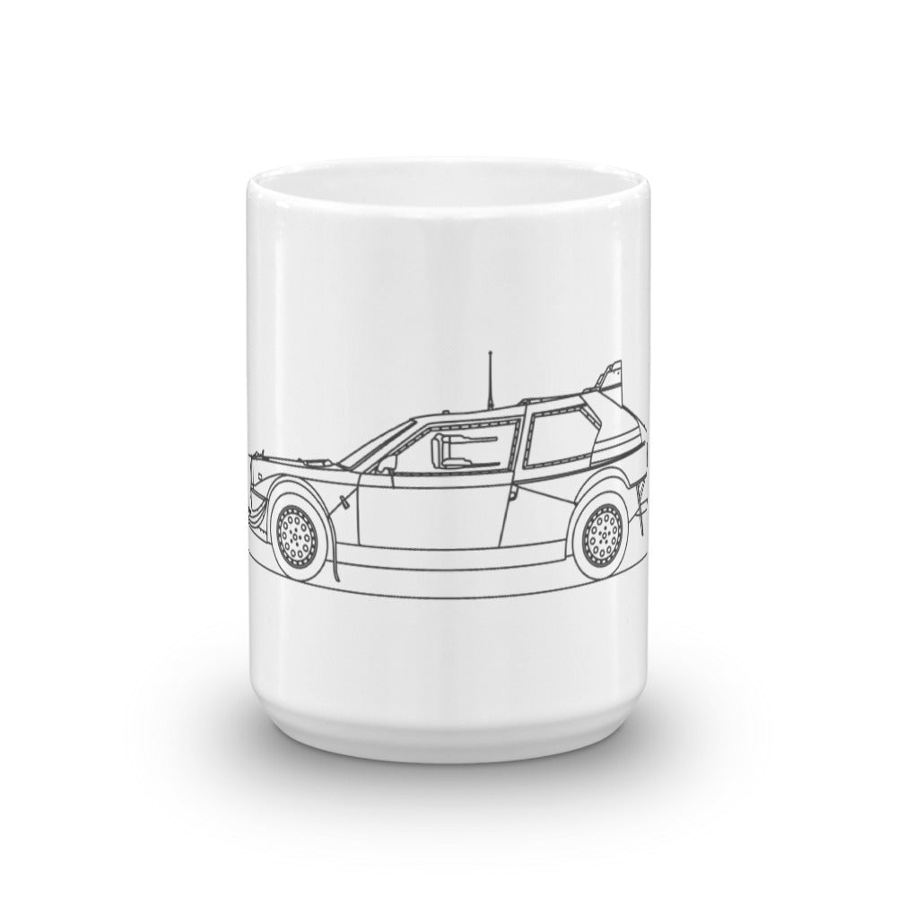 Lancia Delta S4 mug with vibrant design