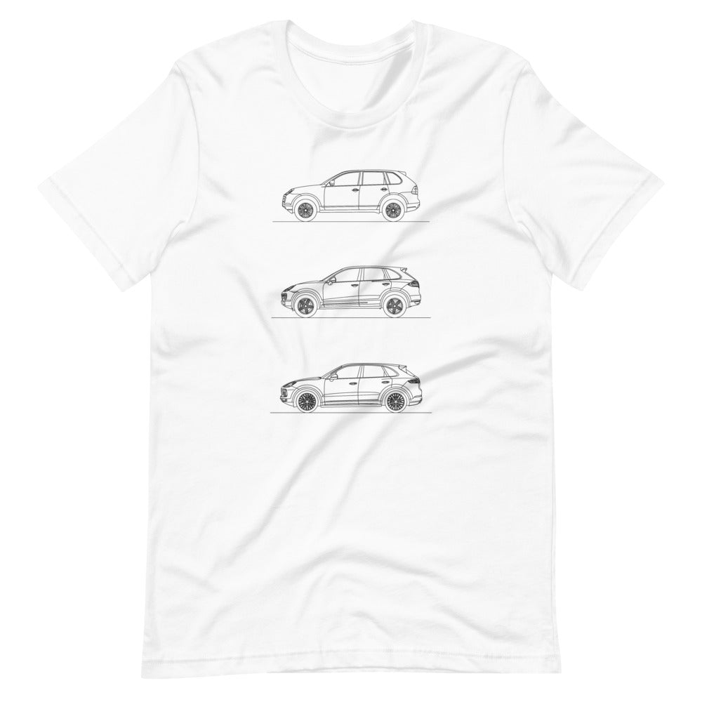 Porsche Cayenne Evolution t-shirt in vibrant design