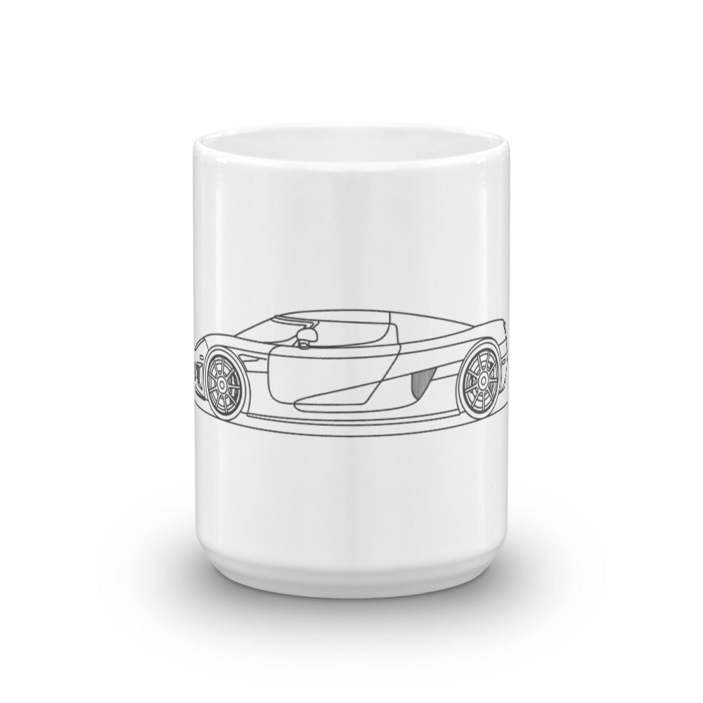 Koenigsegg CCX mug with sleek design.