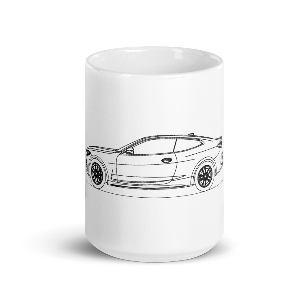 BMW G22 M440i xDrive mug on display