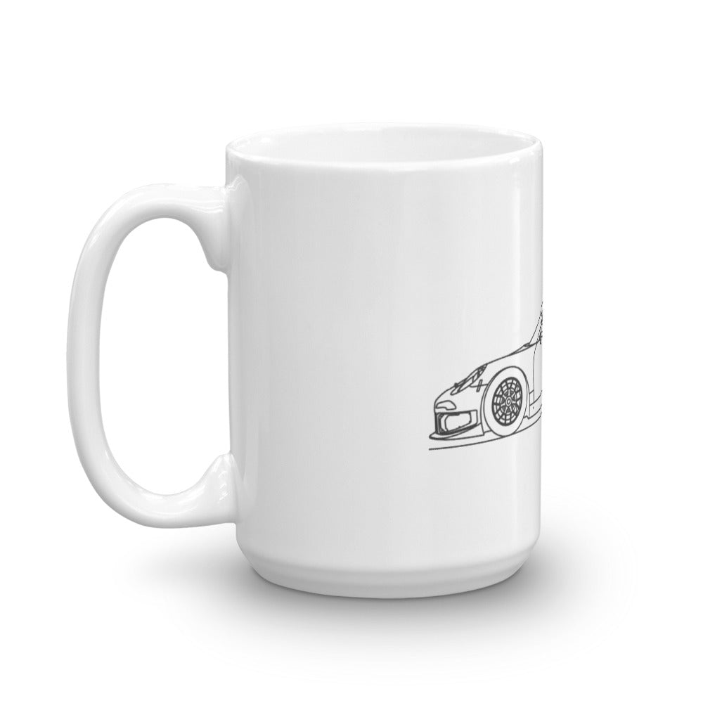 Porsche 911 RSR mug with sleek design