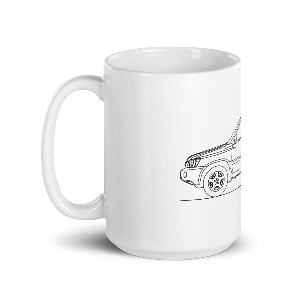 Toyota Highlander XU20 mug with vibrant design