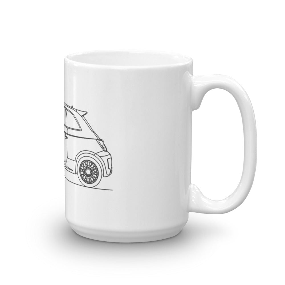 Mug tasse FIAT 500 ABARTH 181051 : GEOPLACK Articles personnalisés