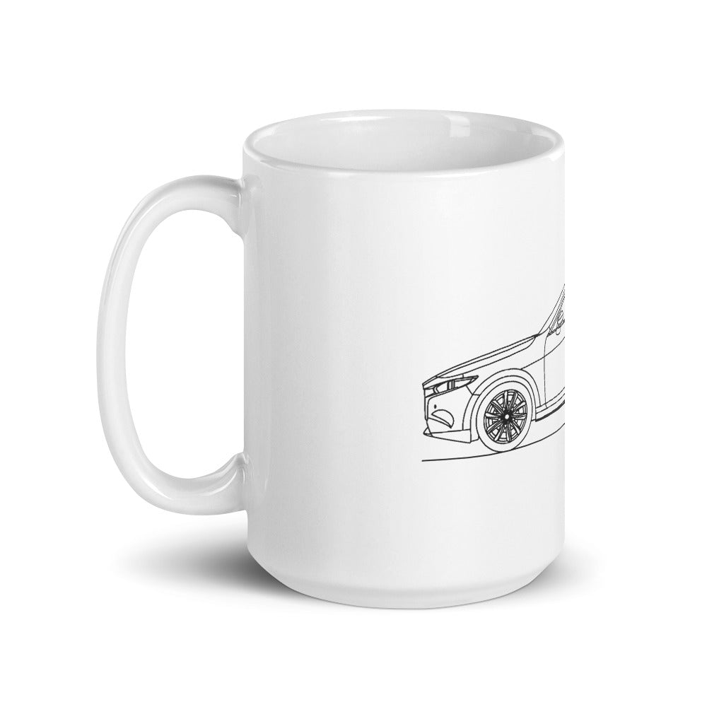 Mazda 3 BP mug featuring sleek design.