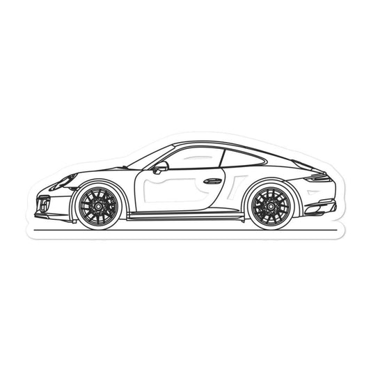 Sticker décoratif sport automobile Porsche 992 Carrera 99204482050