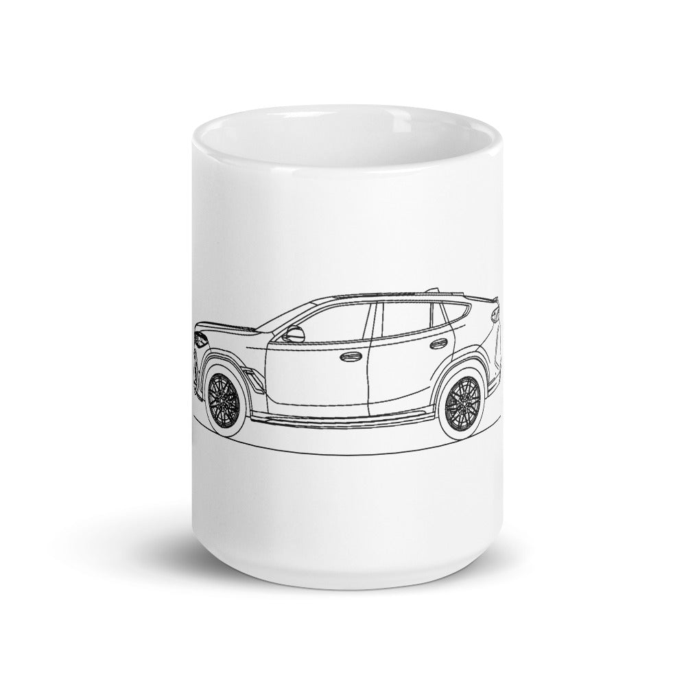 BMW G06 X6 M Competition mug design.