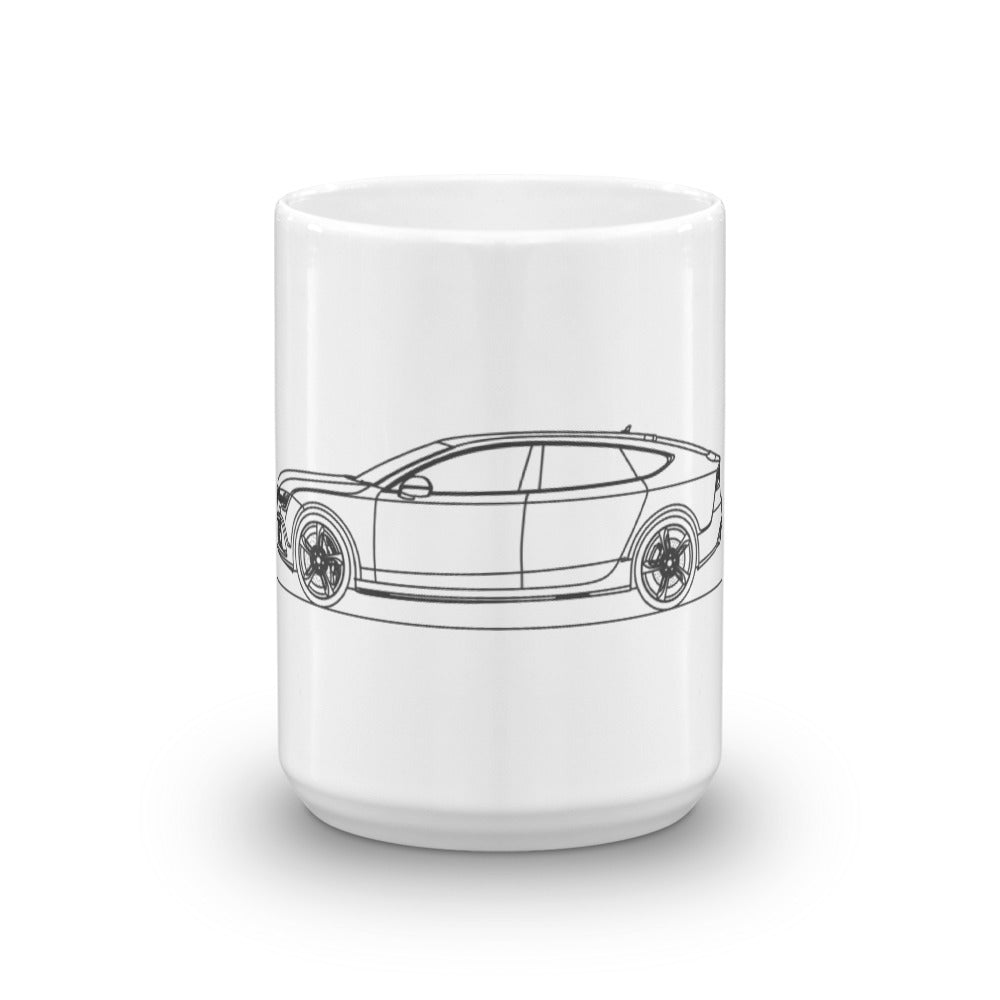 Audi G4 RS7 mug displayed against a white background