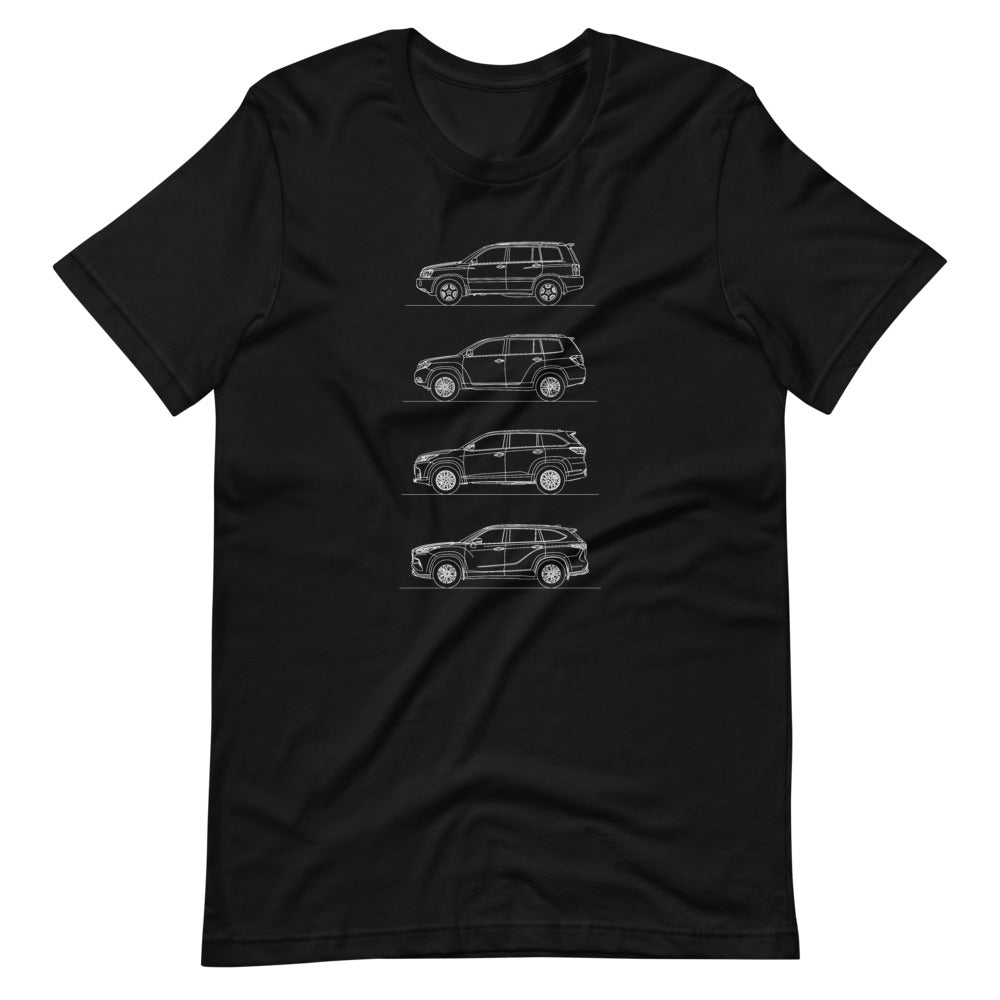 Toyota Highlander Evolution t-shirt design.