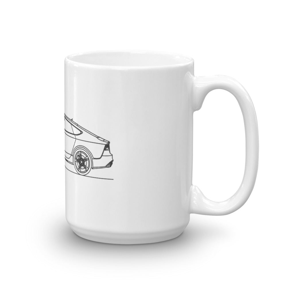 Audi G4 RS7 mug on a stylish background