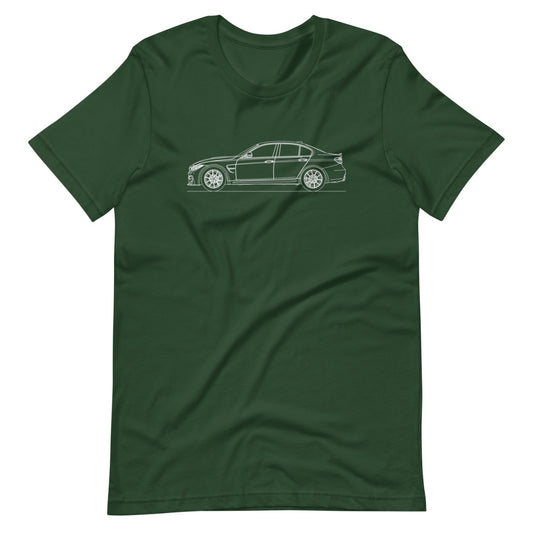 BMW F80 M3 CS silhouette graphic t-shirt design