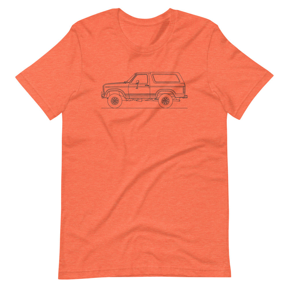 Ford Bronco 2nd Gen t-shirt design displayed