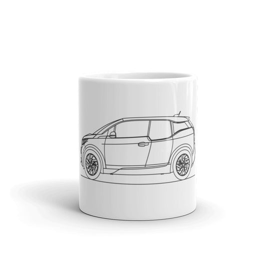 BMW i3 Silhouette mug with artistic design