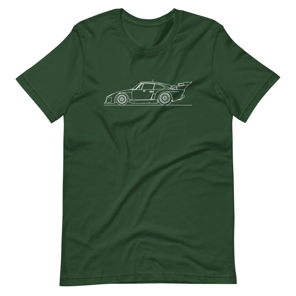 Porsche 911 935 K3 t-shirt on display