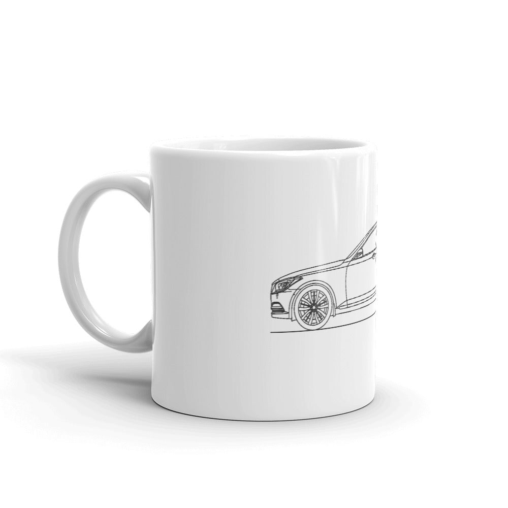 Hyundai Genesis G80 mug on a white background.