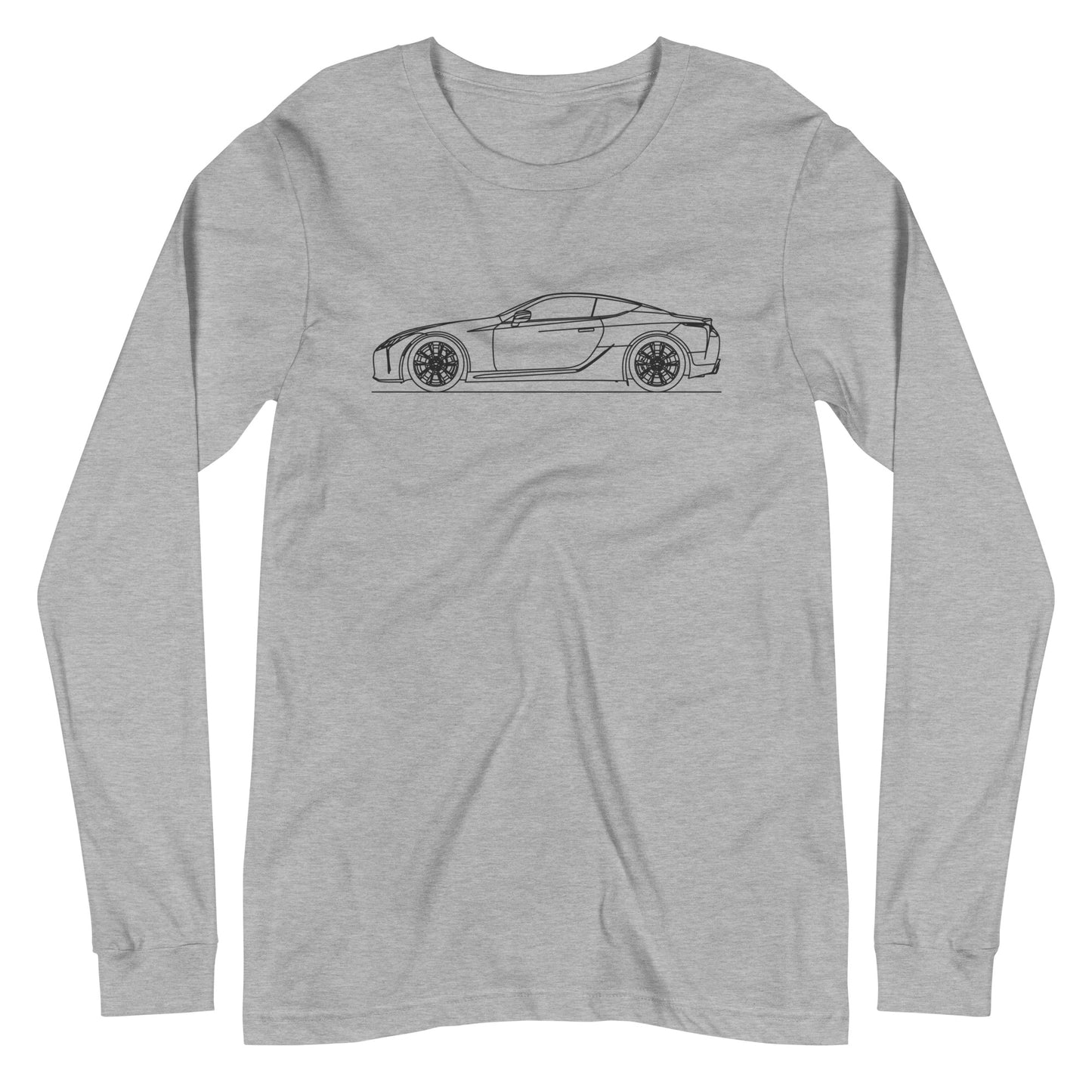 Unisex long sleeve shirt featuring Lexus LC500 design